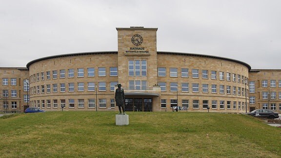 Das Rathaus von Bitterfeld-Wolfen