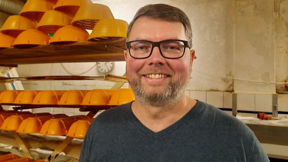 Oliver Schieke, Bäcker aus Dessau-Roßlau, in seiner Backstube