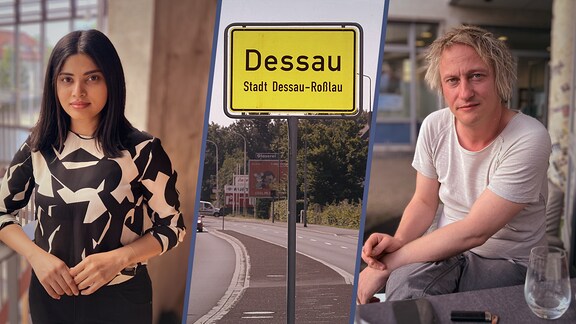 Warum machen junge Menschen möglichst einen Bogen um Dessau? Die Studentin Sushmitha Omkar und der Koch Tobias Felger haben sich darüber viele Gedanken gemacht.
