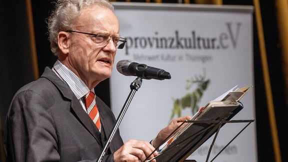 Friedrich Schorlemmer bei einer Veranstaltung im Jahr 2020