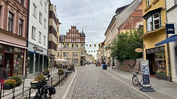 Einkaufsmeile Collegienstraße in Wittenberg