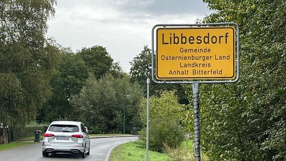 Das Ortsschild von Libbesdorf