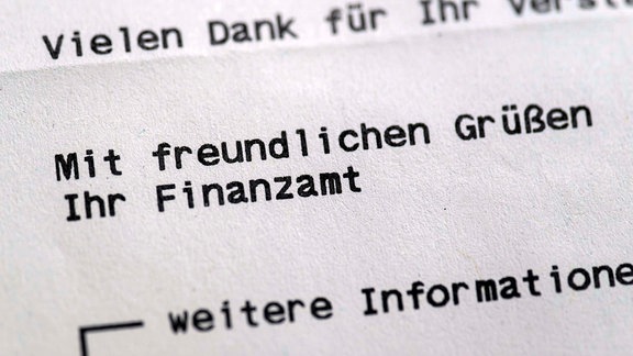 Formular Finanzamt