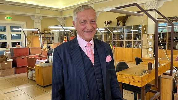 Helmut Schache, ehemaliger Geschäftsführer der Kösener Spielzeugmanufaktur
