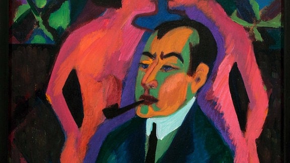 Ernst Ludwig Kirchners Portrait von Manfred Schames aus dem Jahr 1925