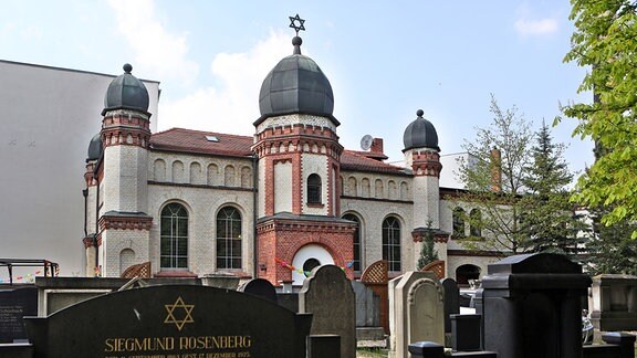 Die Synagoge der Jüdischen Gemeinde Halle/Saale (Sachsen-Anhalt)
