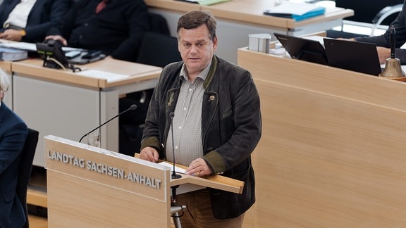 Alexander Räuscher im Landtag von Sachsen-Anhalt