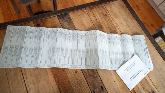 Wahlunterlagen zur Briefwahl bei der Europawahl