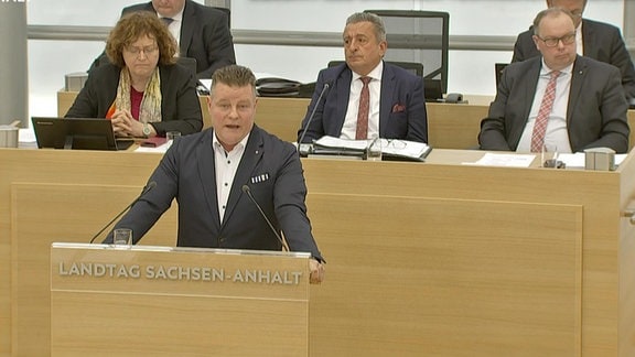 Markus Kunze (CDU) spricht im Landtag von Sachsen-Anhalt