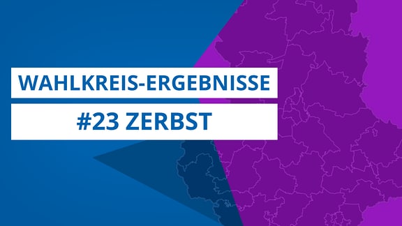Grafik zur Landtagswahl 2021, Wahlkreis 23 Zerbst