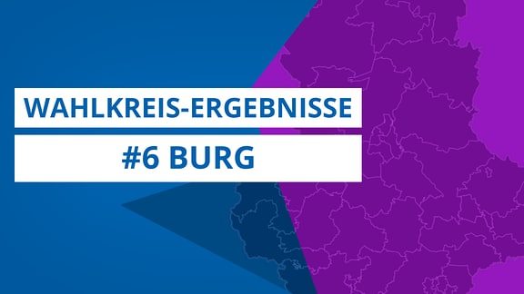 Grafik zur Landtagswahl 2021, Wahlkreis 6 Burg