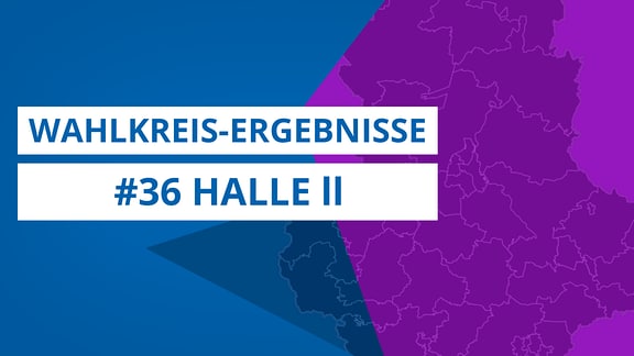 Grafik zur Landtagswahl 2021, Wahlkreis 36 Halle II