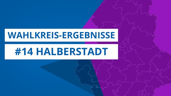 Grafik zur Landtagswahl 2021, Wahlkreis 14 Halberstadt