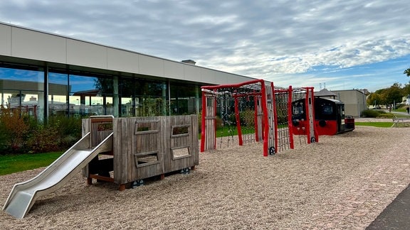 Oschersleben, Spielplatz am Bahnhof