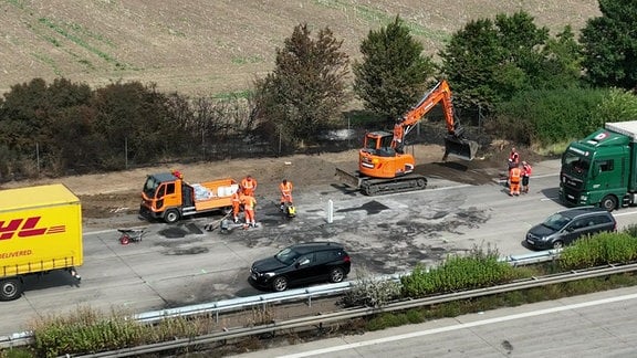 Reparatur A2 bei Irxleben