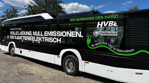 Elektrobus der HVB in Wernigerode
