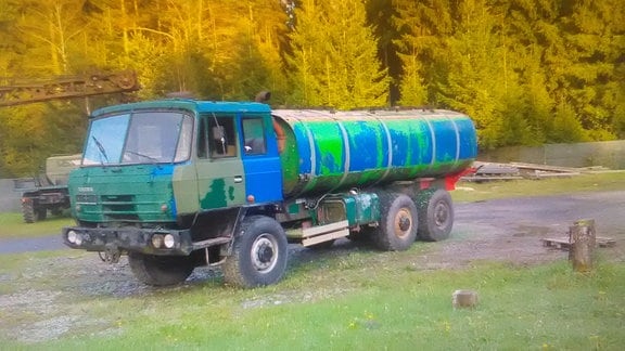 Tank-Lösch-Wagen der Feuerwehr Benneckenstein. Tatra 815 vor dem Umbau