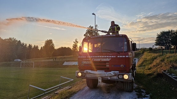 Tank-Lösch-Wagen der Feuerwehr Benneckenstein.