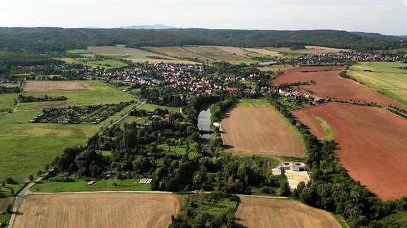 Blick auf die Ortschaft Wienrode