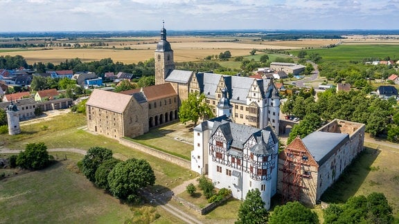 Blick auf das Schloss Leitzkau