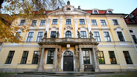 Blick auf den Dienstsitz des Ministeriums der Justiz des Landes Sachsen-Anhalt in Magdeburg.