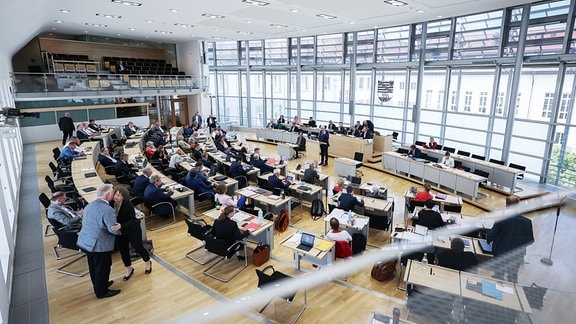 Landtag Plenum Sitzung Magdeburg