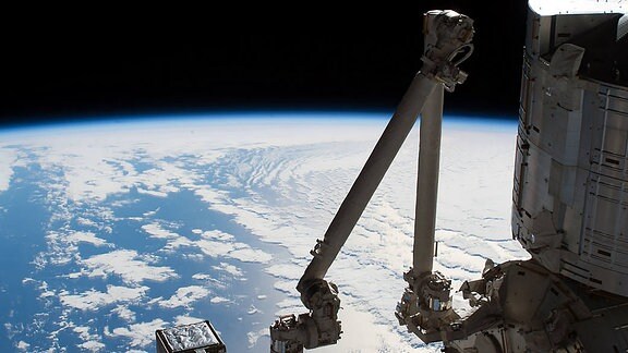 Blick von der ISS auf die Erde