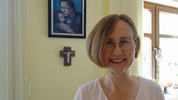 Monika Schwenke in ihrem Büro.