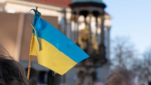 Die ukrainische Flagge