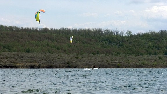 Kitesurfer auf dem Concordiasee