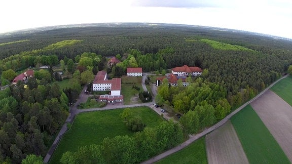 Luftaufnahme des Diakoniewerks bei Uchtspringe