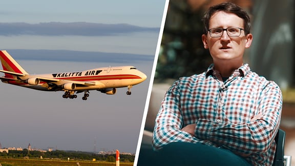 Martin Lange vom Umweltbundesamt äußert sich zum Kerosin-Ausstoß der Boeing 747