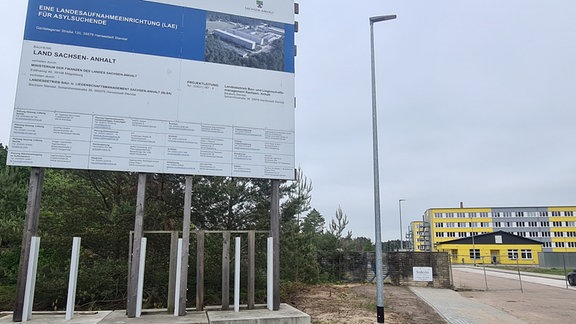 Baustelle: Asylbewerbereinrichtung in Stendal