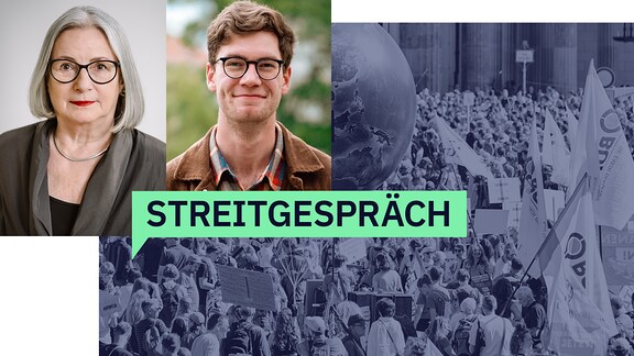 Streitgespräch zum Thema Generationenkonflikt in der Politik - Dr. Ulrike Wünscher und Jan