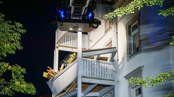 In Bautzen war vor drei Jahren bei einer Party der Balkon eines Mietshauses durchgebrochen.