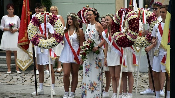  Forstfest - Umzug der Schülerinnen und Schüler in Kamenz 