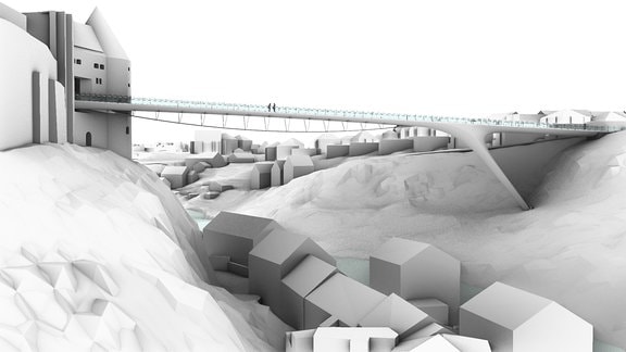 Entwurf: So könnte die künftige Spreebrücke aussehen.