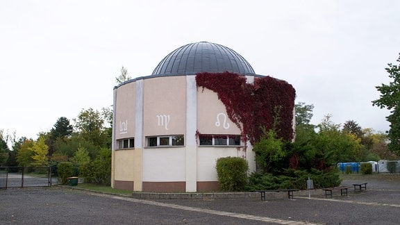 Gebäude des Planetariums Hoyerswerda. 