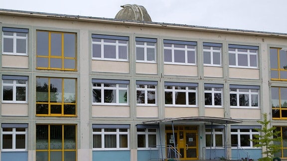 Gebäude des Planetariums Hoyerswerda. 