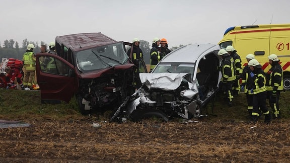 Unfall Niedergurig - Polizeieinsatz