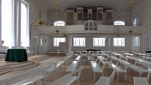 Kirchensaal der Brüdergemeine Herrnhut