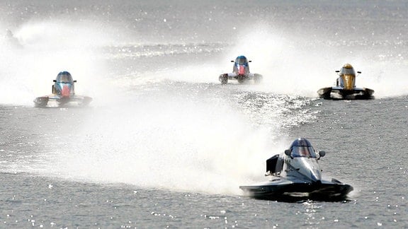 Powerboatrennen der F 500 Klasse