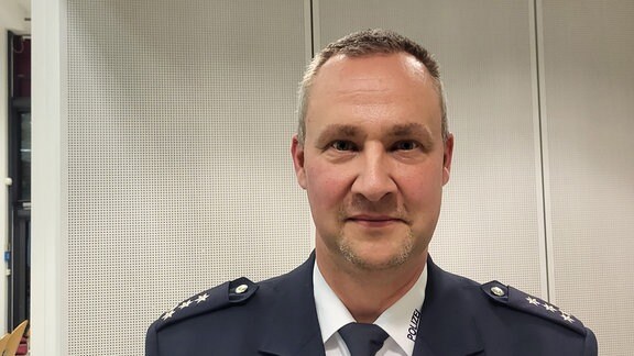 Thomas Knaup ist Sprecher der Polizeihochschule in Rothenburg. 