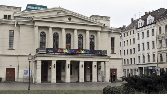 Blick auf Görlitzer Theater