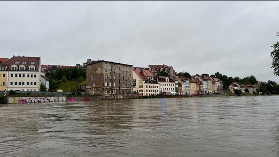 Hochwasser der Neiße in Görlitz