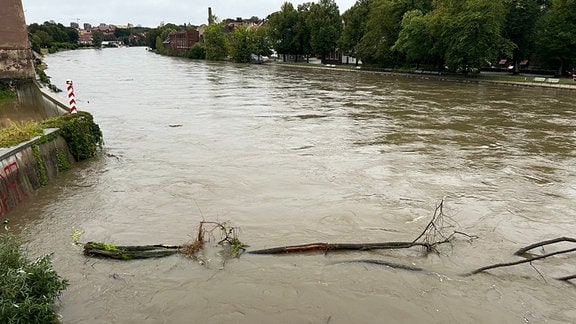 Hochwasser der Neiße in Görlitz