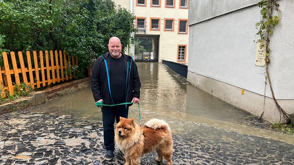 Hochwasser der Neiße in Görlitz