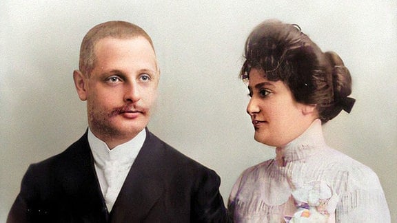 Portraitaufnahme eines Mannes und einer Frau