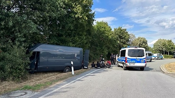 Schleuser, Flüchtlinge, Unfall A4 Ludwigsdorf, Görlitz, 