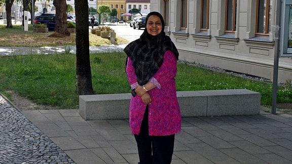 Sadia Idnan aus Pakistan lebt seit 2014 in Deutschland.